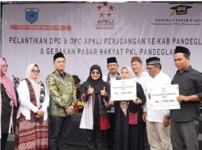 Melalui Bazar Pasar Rakyat APKLI Perjuangan Ingin Memberikan kontribusi Positif ekonomi.
