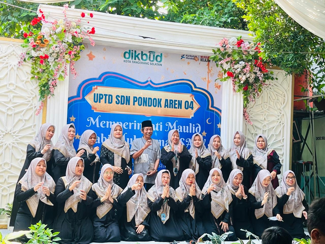 Peringati Maulid Nabi Muhammad SAW, Ini Pesan Kepsek UPTD SDN Pondok Aren 04