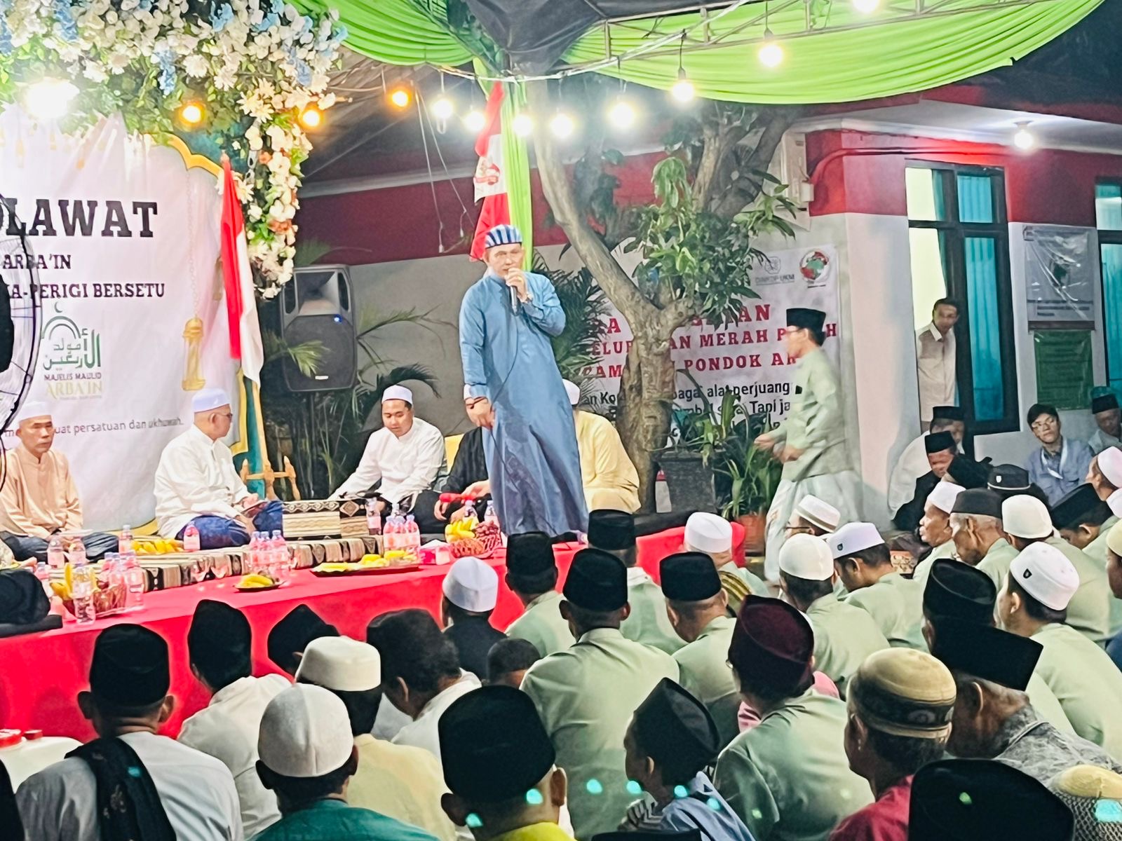 Meriah dan Penuh Hikmah, Kelurahan Parigi Bersholawat Bareng Para Ulama