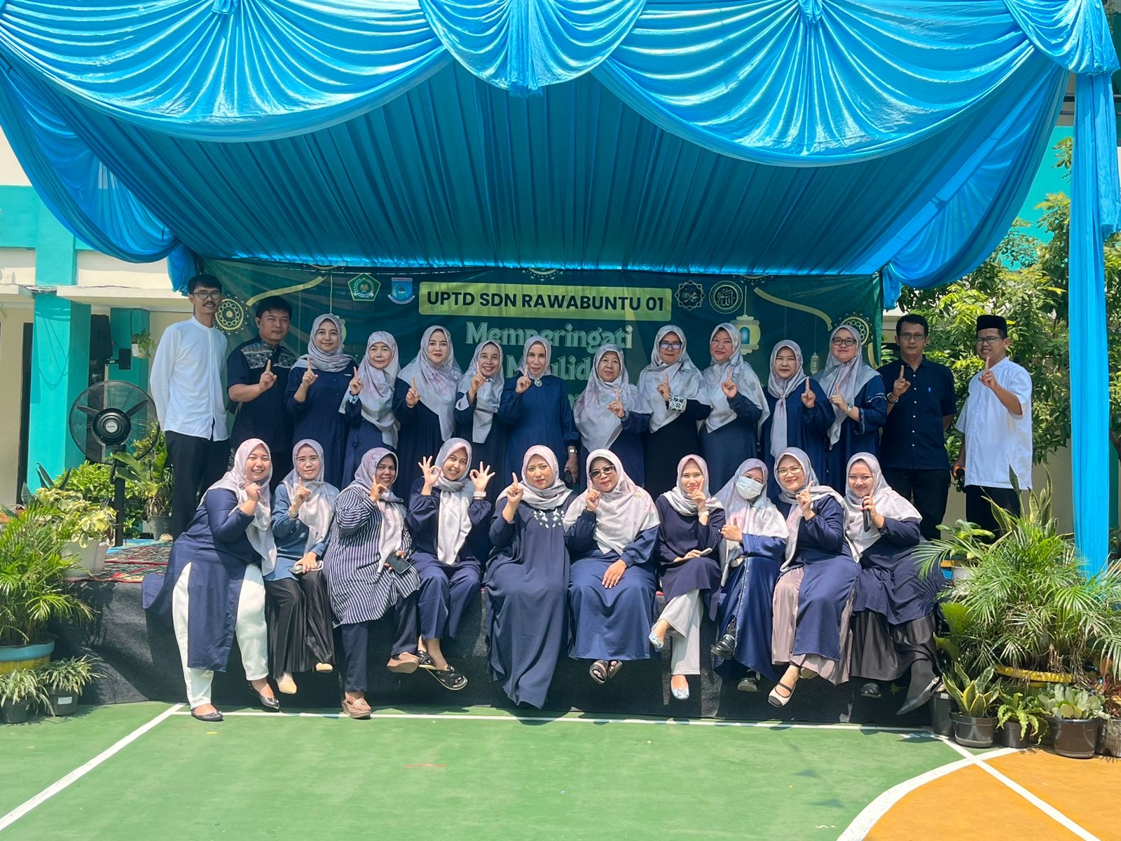 UPTD SDN Rawa Buntu 01 Gelar Peringatan Maulid Nabi Muhammad SAW 1447 H