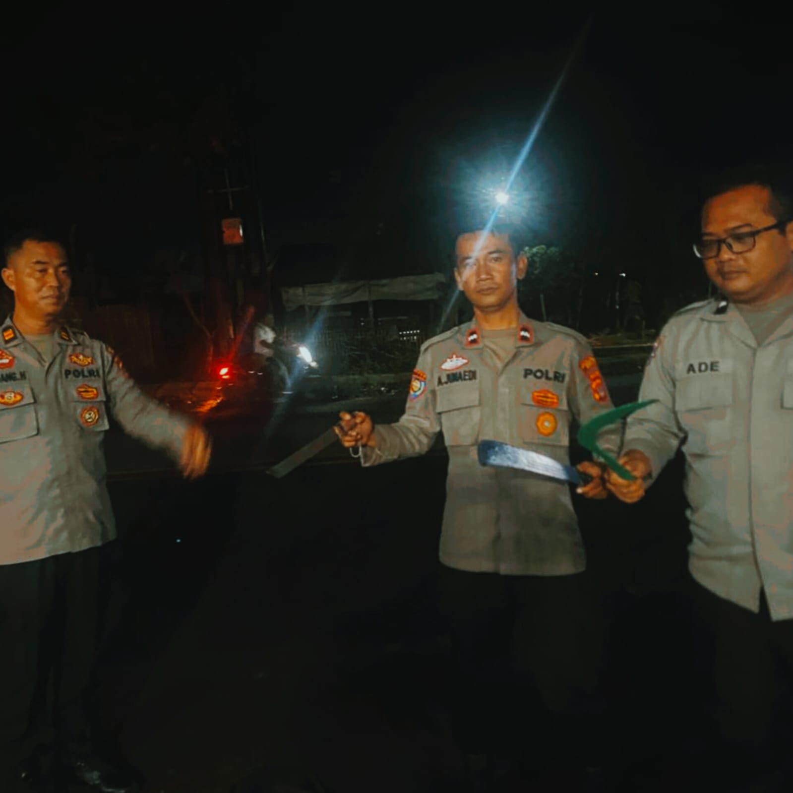 Blue Light Patrol Polsek Cikande Amankan Gagalkan Remaja Hendak Tawuran Bersejam.