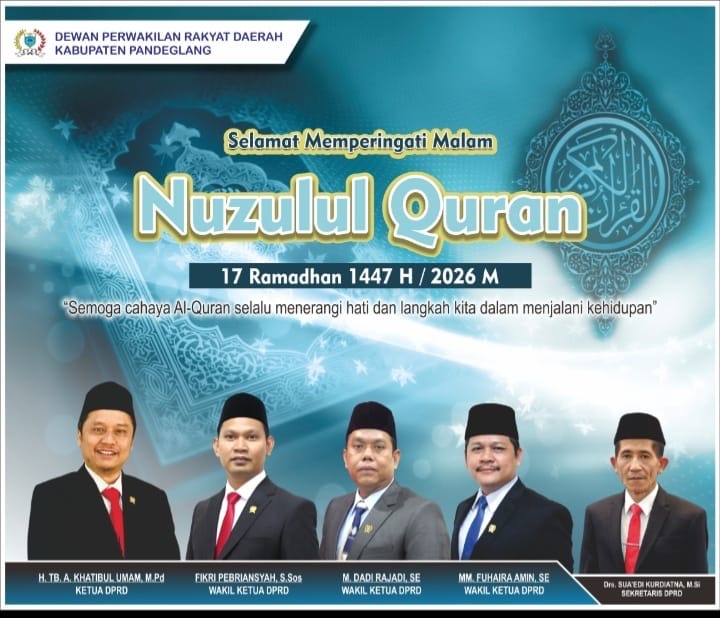 Selamat memperingati Malam Nuzul Quran 17 Ramadhan 1447 / 2026 M
