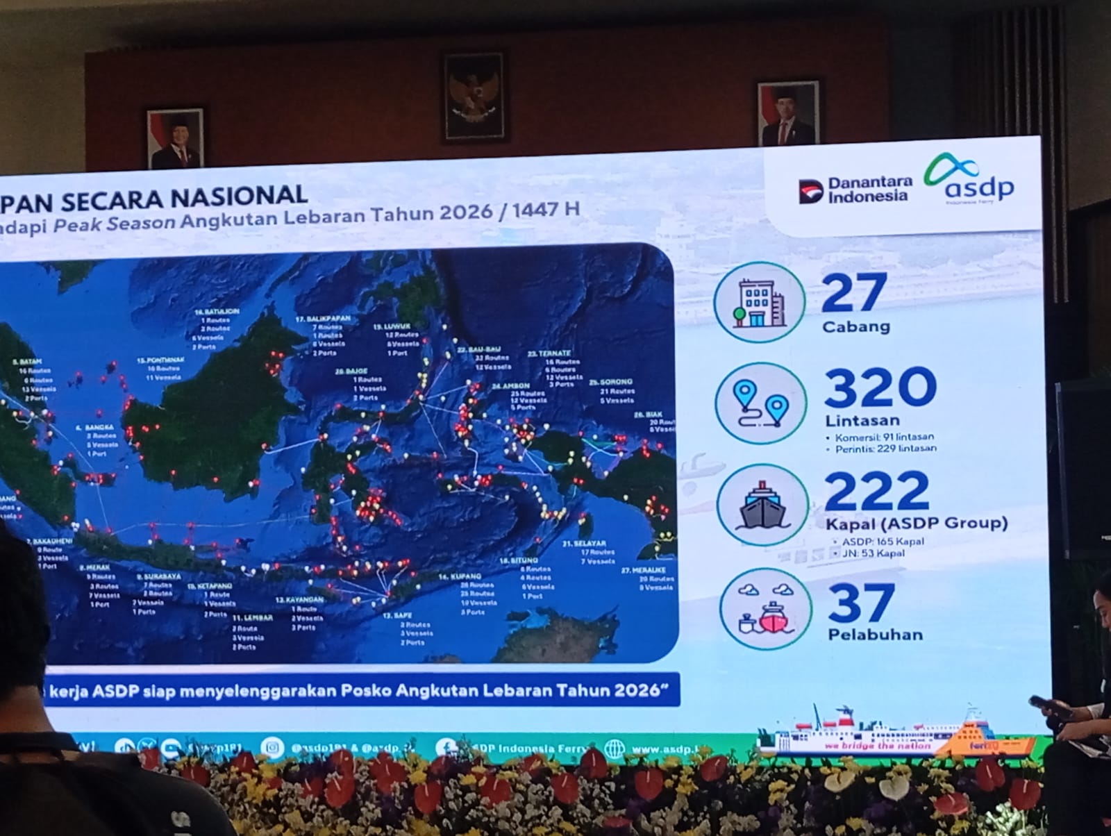Press Conference PT. ASDP Persero  Indonesia Fery (Persero) Berlayar Aman Lebaran Nyaman